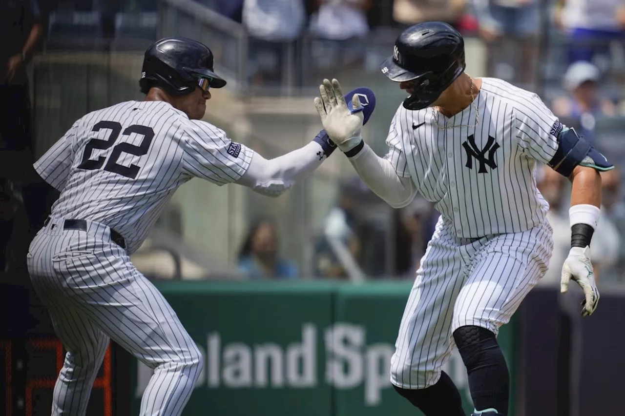 Judge hits MLB-high 41st homer as Yankees beat Blue Jays 8-3