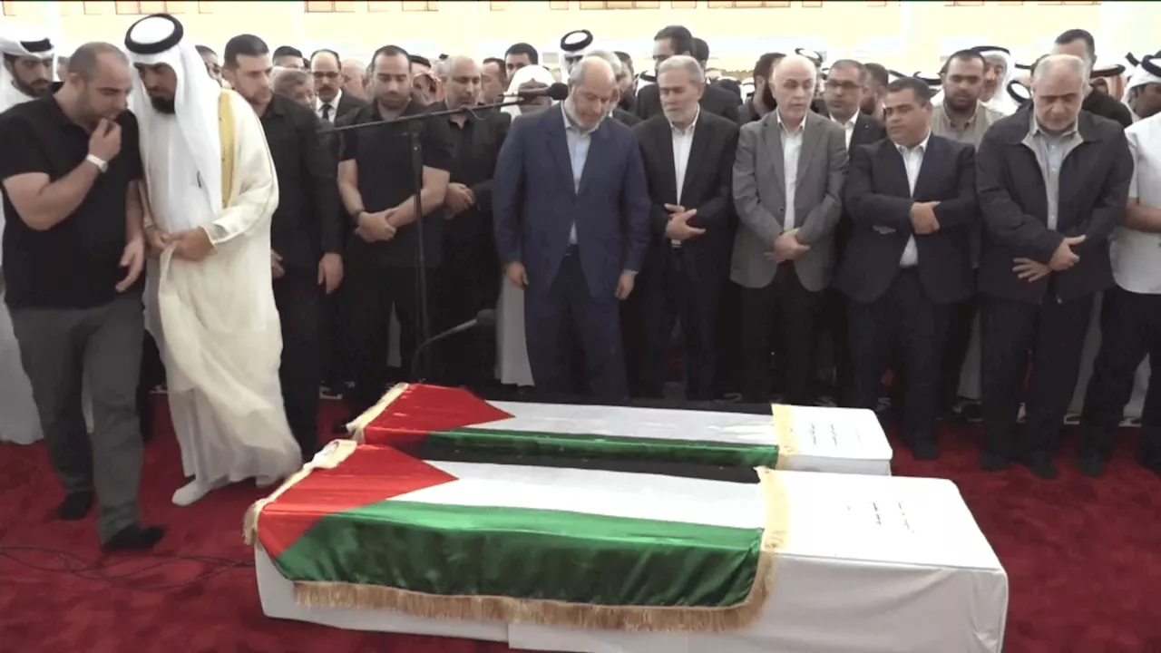 Catar realiza funeral de chefe do Hamas morto no Irã após bombardeio de Israel