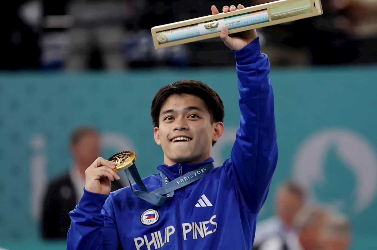 Resilience amid challenging path leads Carlos Yulo to Olympic gold