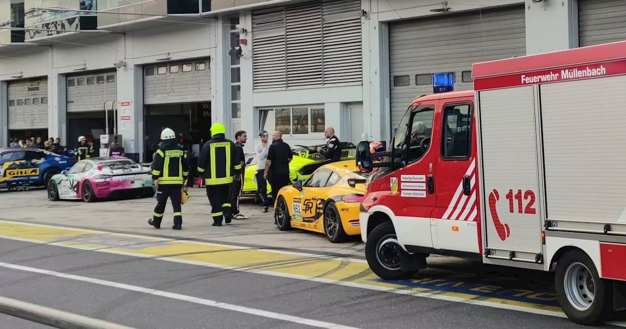 Nach Explosion am Nürburgring: Rennen startet