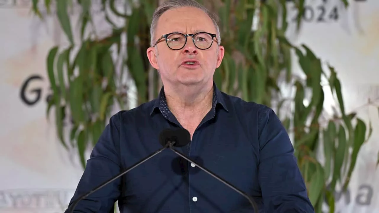 'The pain is still raw': Anthony Albanese makes first Garma address since Voice defeat