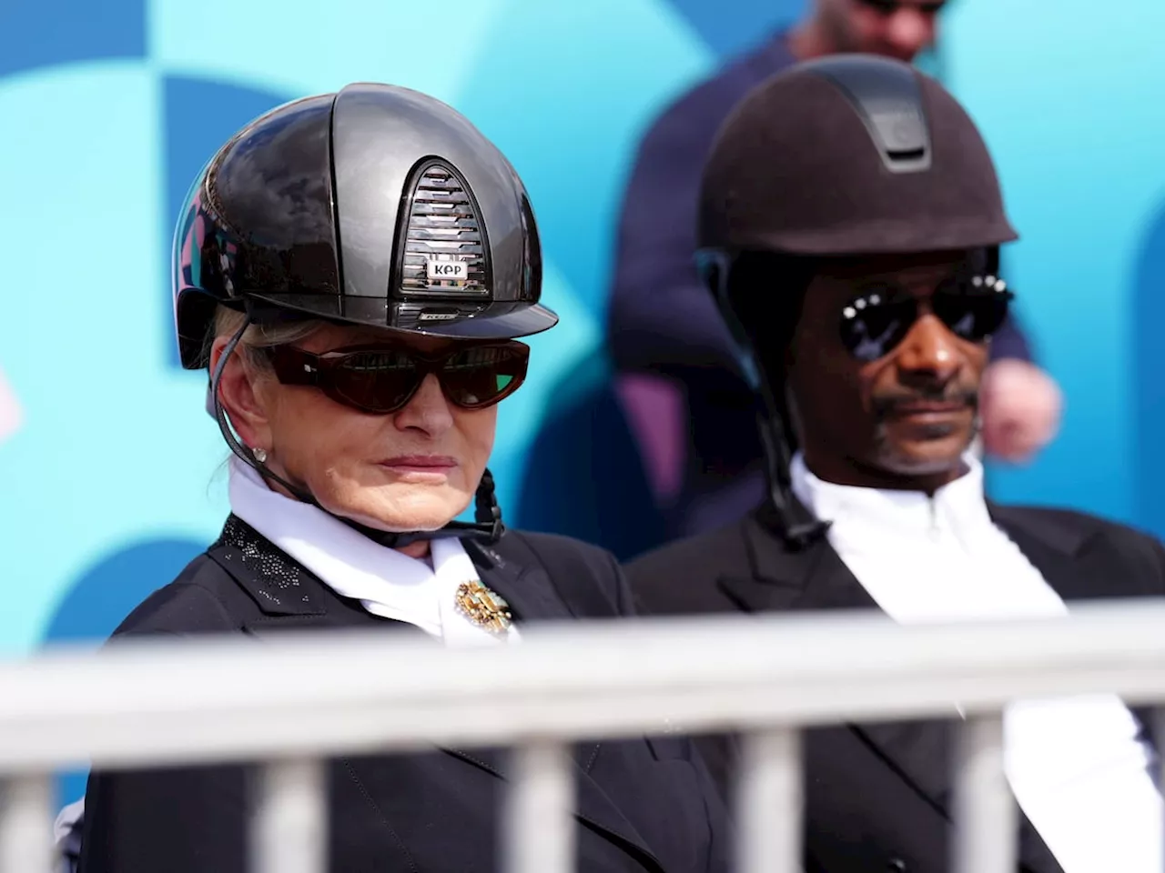 Snoop Dogg gone full-kit equestrian as he watches dressage at Paris Olympics