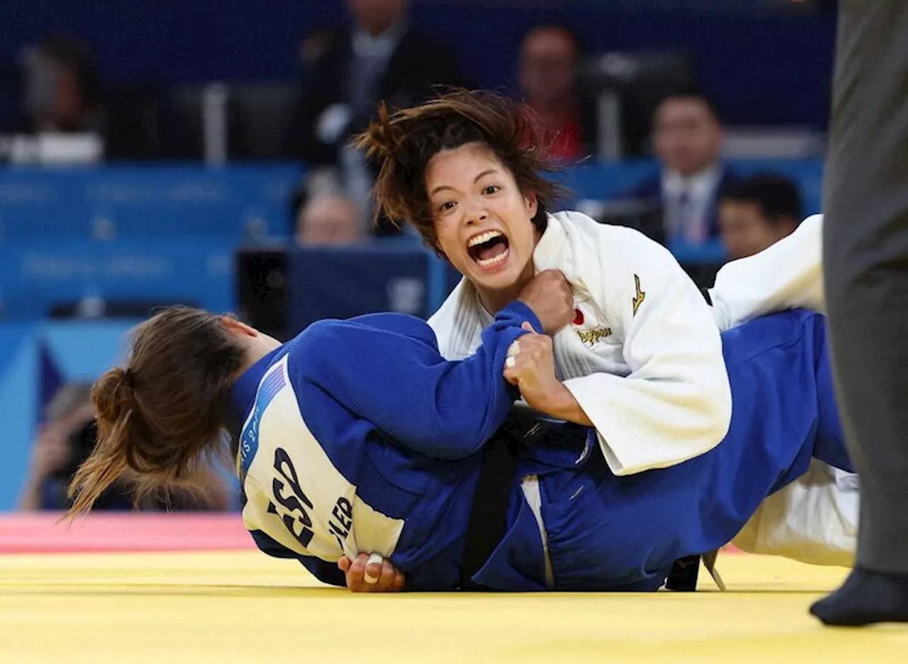 柔道混合団体 阿部詩が先鋒で勝利!女子52キロ級まさかの2回戦敗退から6日 一本勝ちで復活（2024年8月3日）｜BIGLOBEニュース