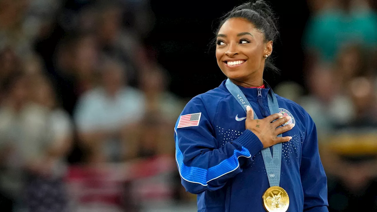 Olympics 2024: Simone Biles addresses critics after winning third gold of Paris games