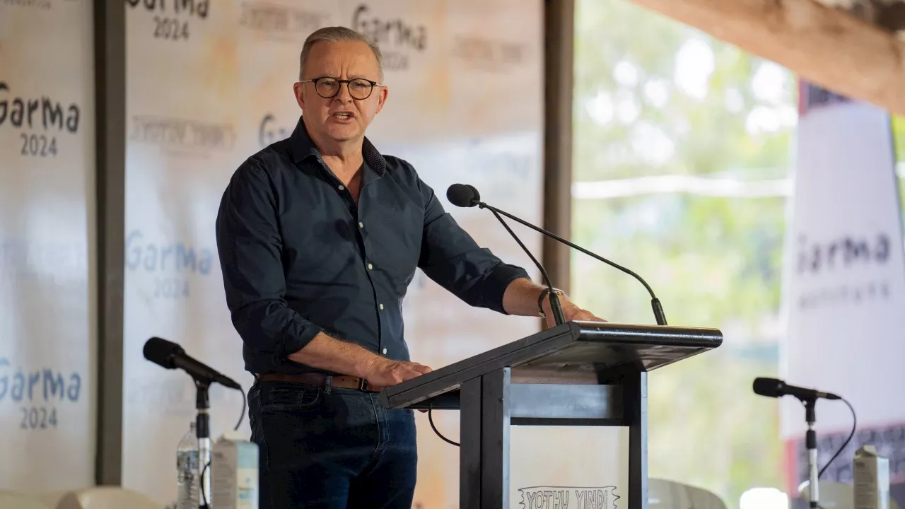 PM makes Makarrata pledge at Garma Festival after Dutton’s call on truth-telling