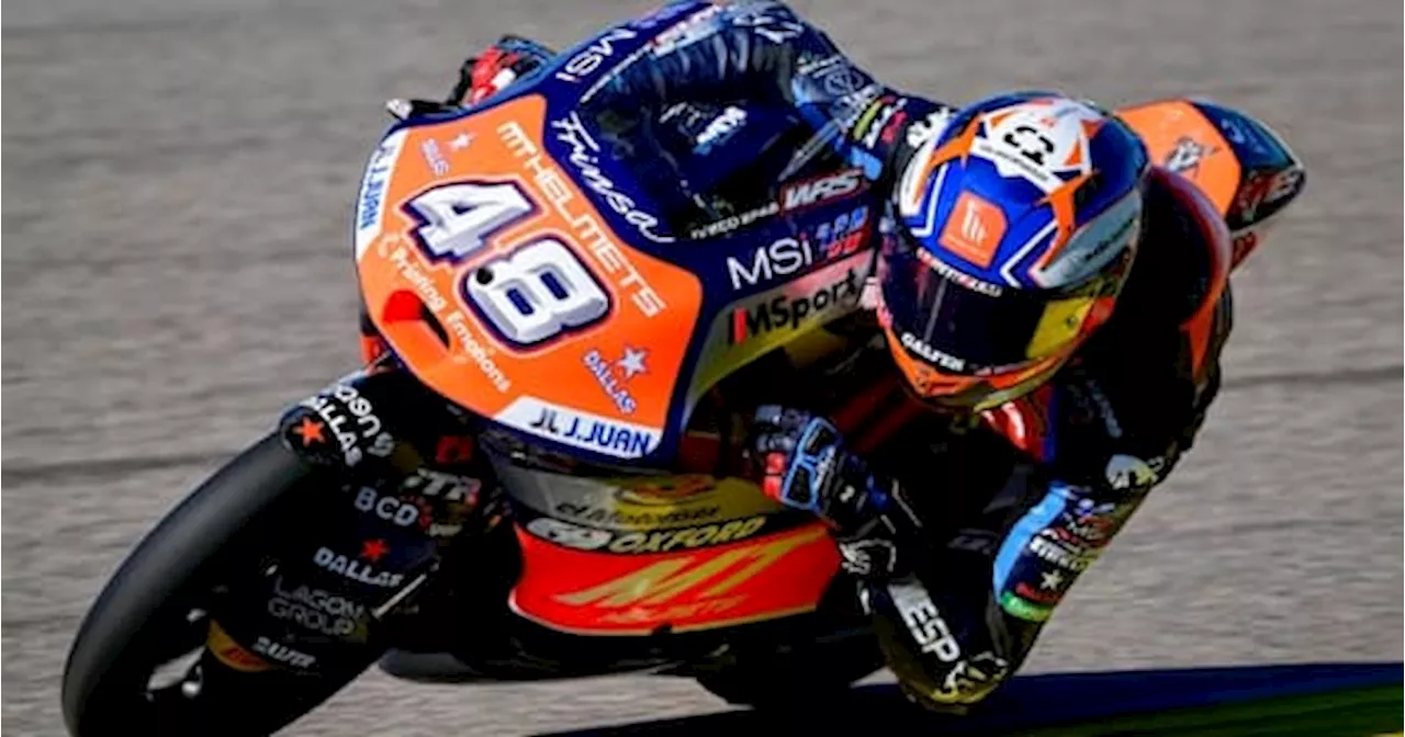 Moto3 a Silverstone, pole di Ortola davanti a Veijer e Kelso. Alonso 4°