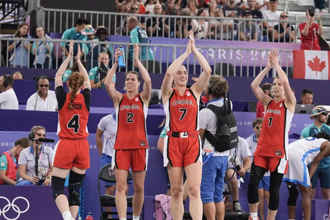 Canada through to 3x3 basketball semifinals at Paris Olympics