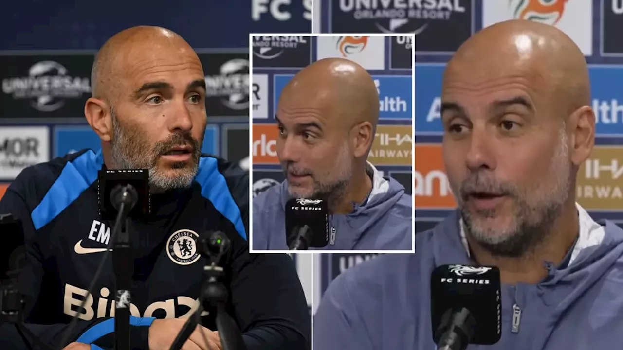 Man City boss Pep Guardiola has priceless reaction after finding out Enzo Maresca's nickname