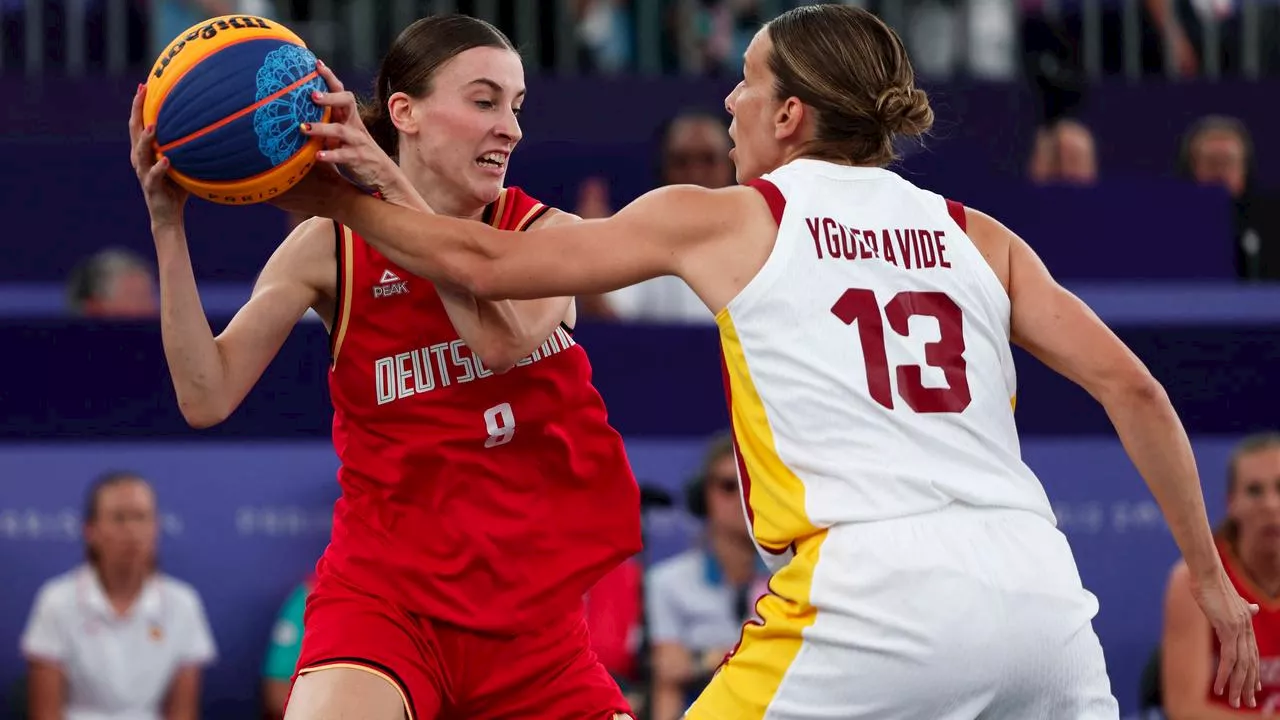 Deutsche 3x3-Basketballerinnen stehen in Paris im Halbfinale