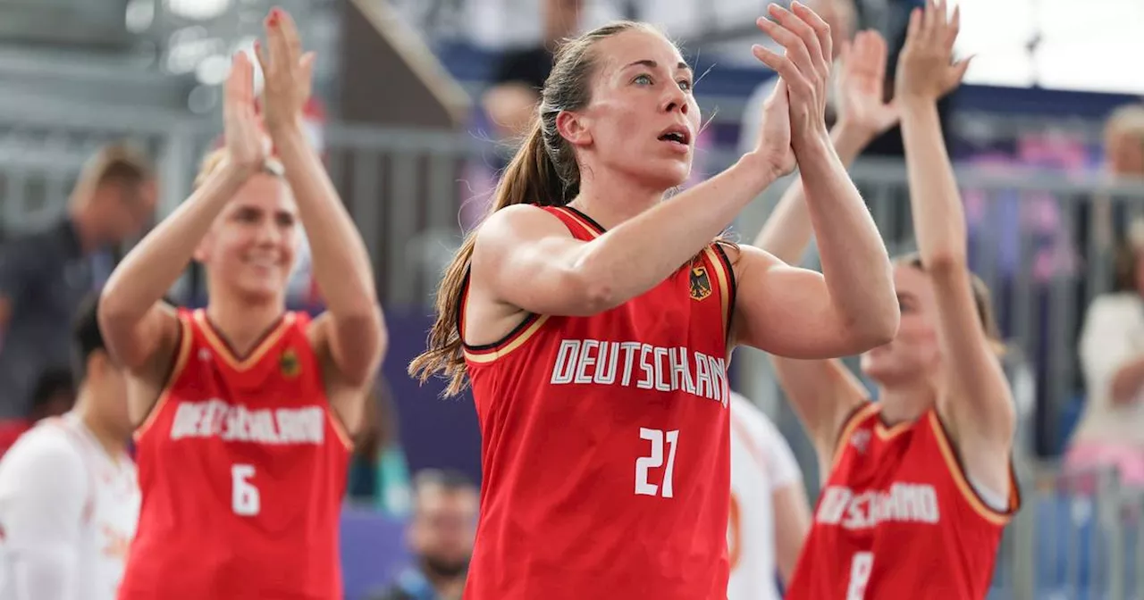 3x3-Basketballerinnen nach Sieg im Olympia-Halbfinale