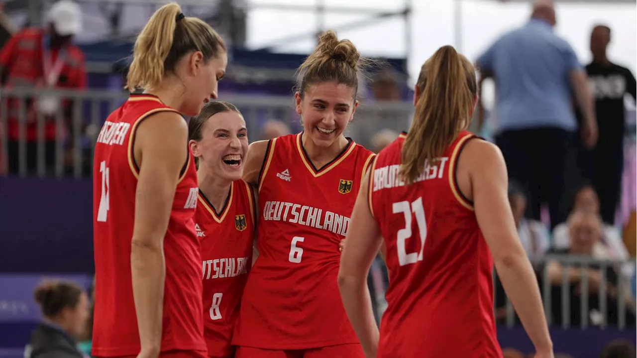 Deutsches Überraschungsteam: 3x3-Basketballerinnen nach sechstem Sieg im Olympia-Halbfinale