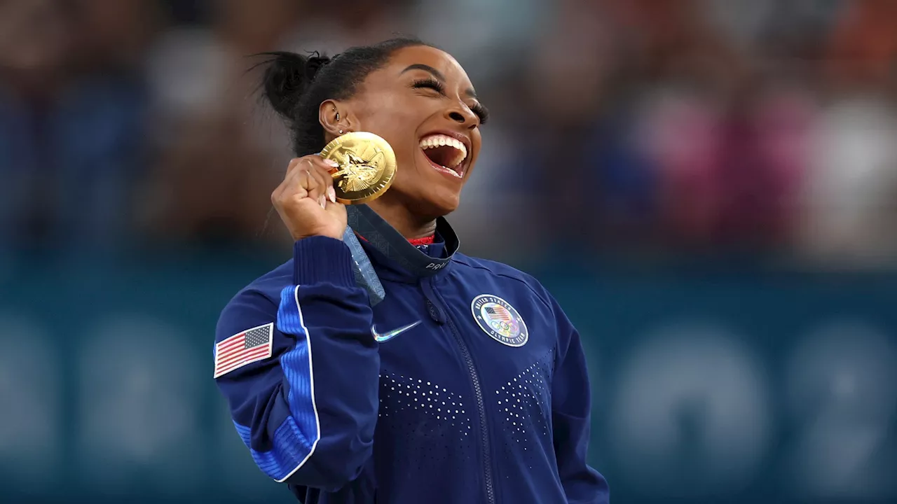 Simone Biles equals 56-year Olympics record with latest stunning performance at Paris 2024 Games...