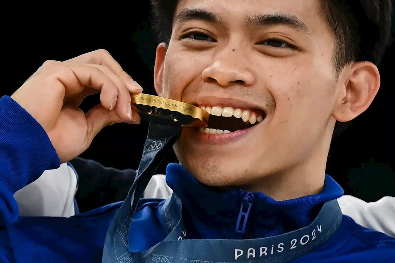 Paris Olympics gold winner Carlos Yulo to receive P10M, brand-new condo and many more