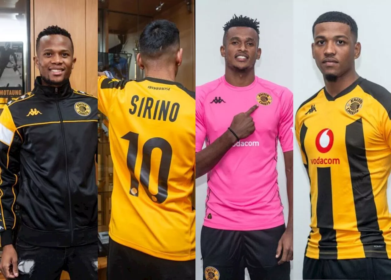 Kaizer Chiefs line-up with the 4 new signings