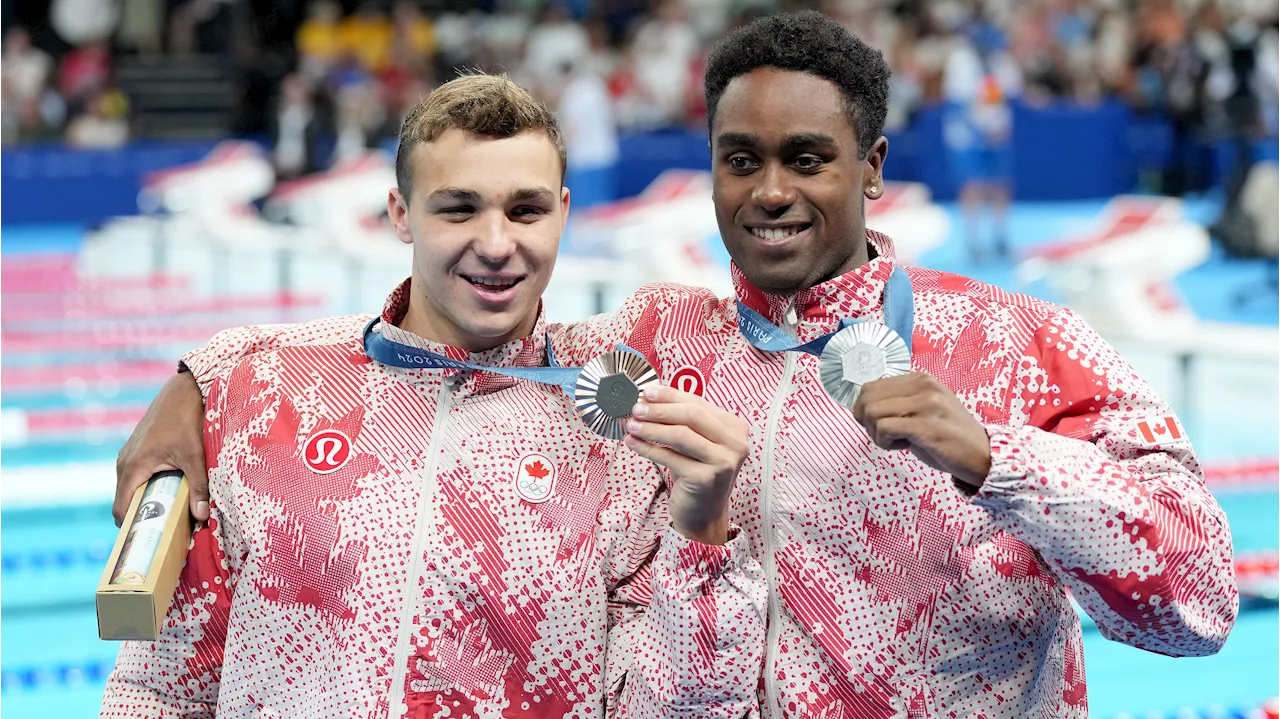 Canada's Liendo wins silver, Kharun takes bronze in men's 100m butterfly