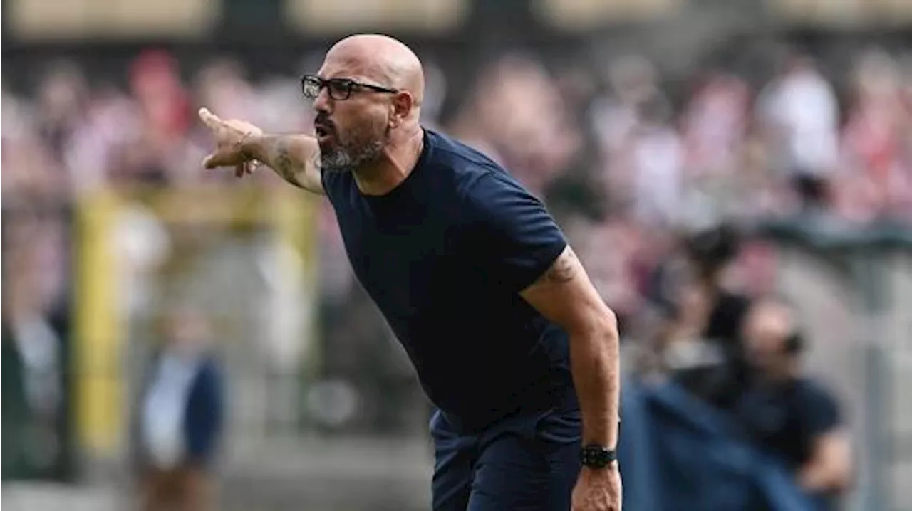 Carrarese, Calabro: 'Partita difficile contro una squadra forte, sono soddisfatto dei nuovi'