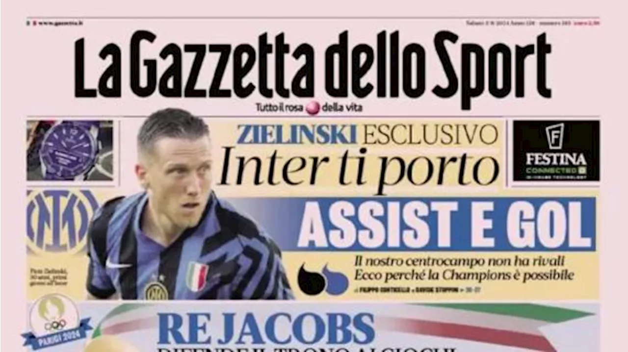 Sulla Gazzetta dello Sport parla Zielinski: “Inter, ti porto assist e gol”