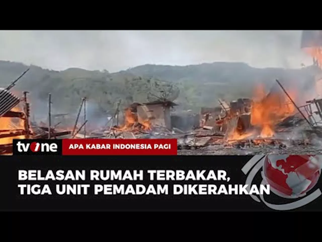 16 Rumah Ludes Terbakar di Aceh Tengah, DIduga Api Berasal dari Korsleting Listrik