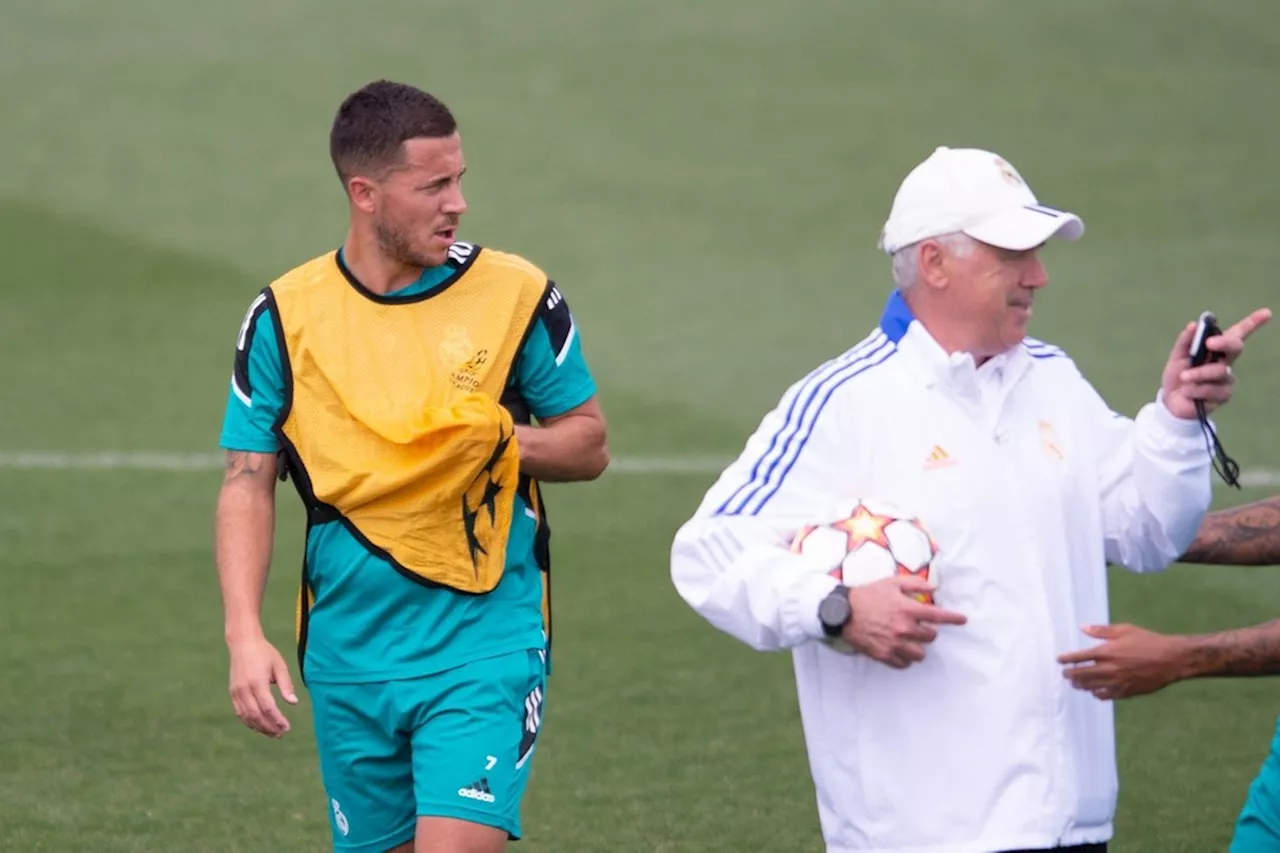 Ancelotti verklaart de mislukking van Hazard: 'Hij hield niet van trainen'