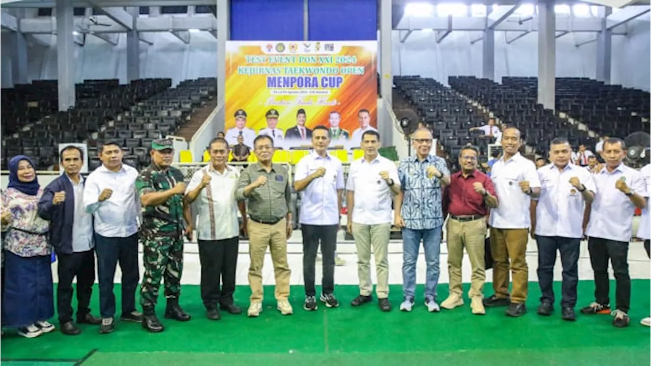 Test Event PON 2024, Kejurnas Taekwondo Piala Menpora Diikuti 1.570 Atlet