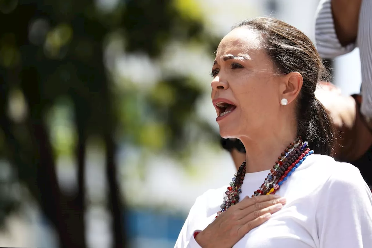 María Corina Machado dice que defenderá la lucha “pacífica y con fuerza” por la verdad