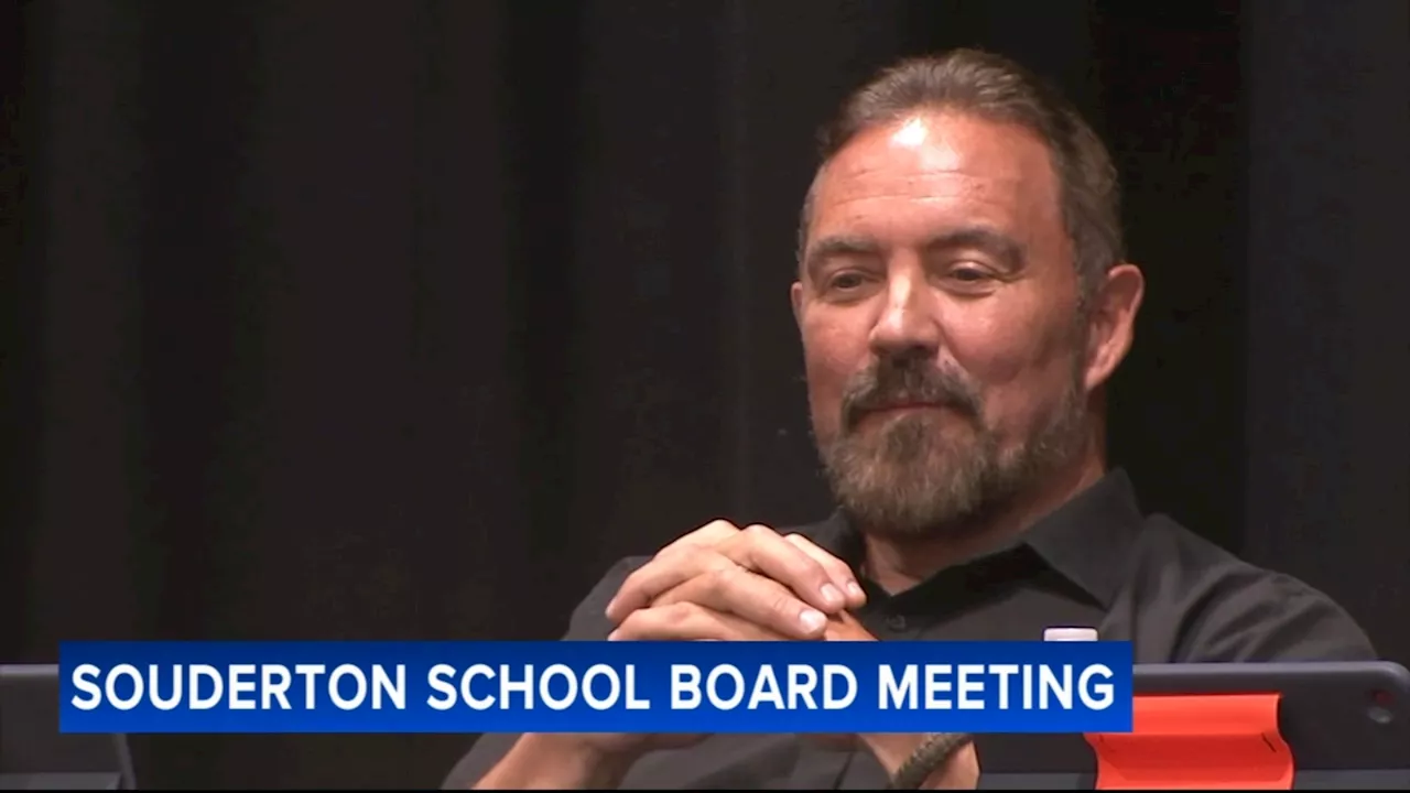 Souderton school board member addresses community in heated meeting after Kamala Harris comment