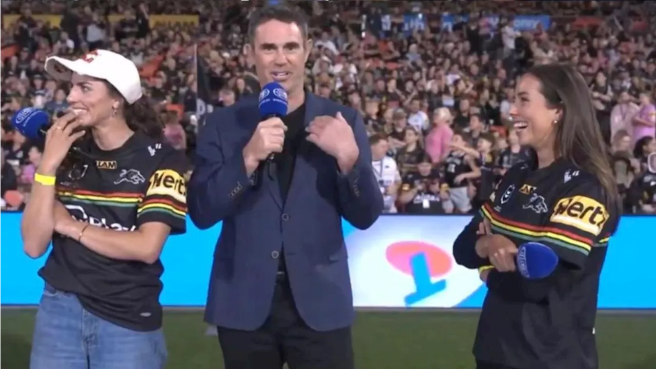 NRL great Brad Fittler slammed for ‘inappropriate’ live interview with Jess and Noemie Fox