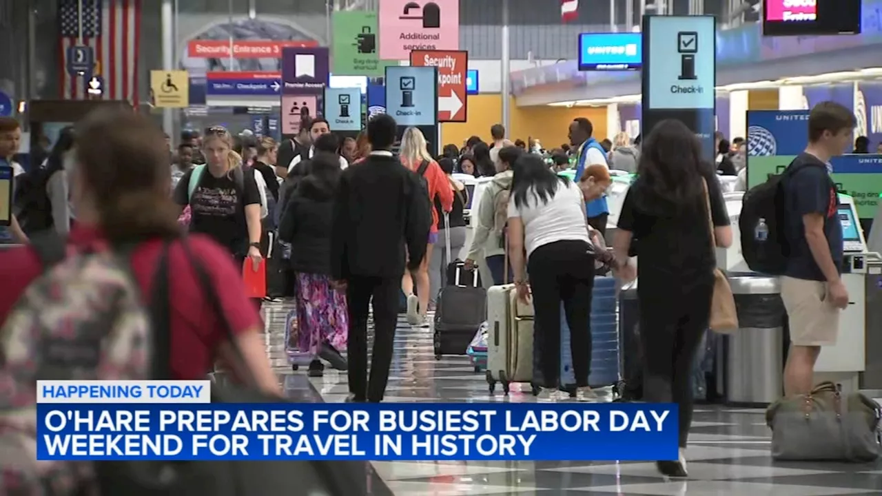 O'Hare, Midway airports, roads expecting busy Labor Day weekend travel day