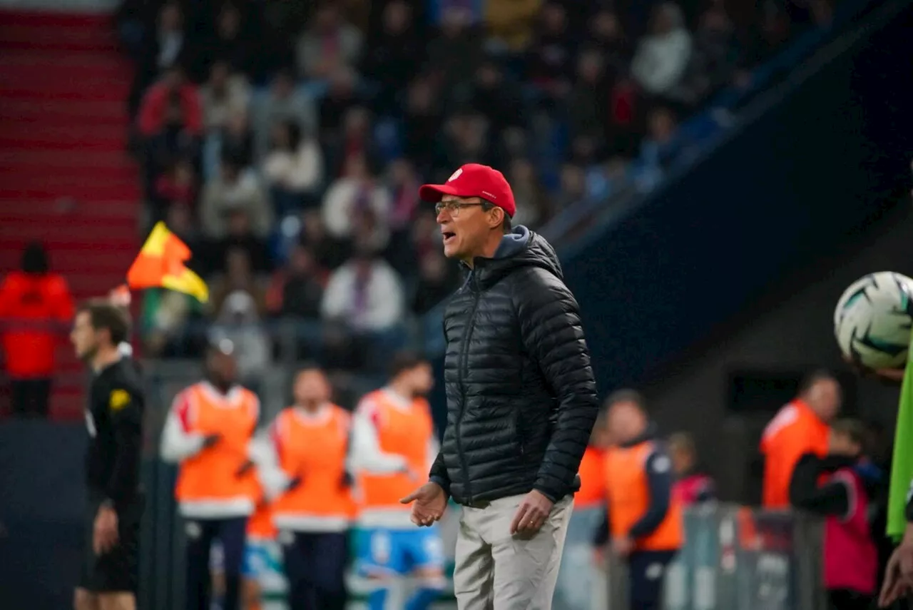 SM Caen. Laurent Guyot, entraîneur d'Annecy : 'L'interruption du match nous a fait du bien'