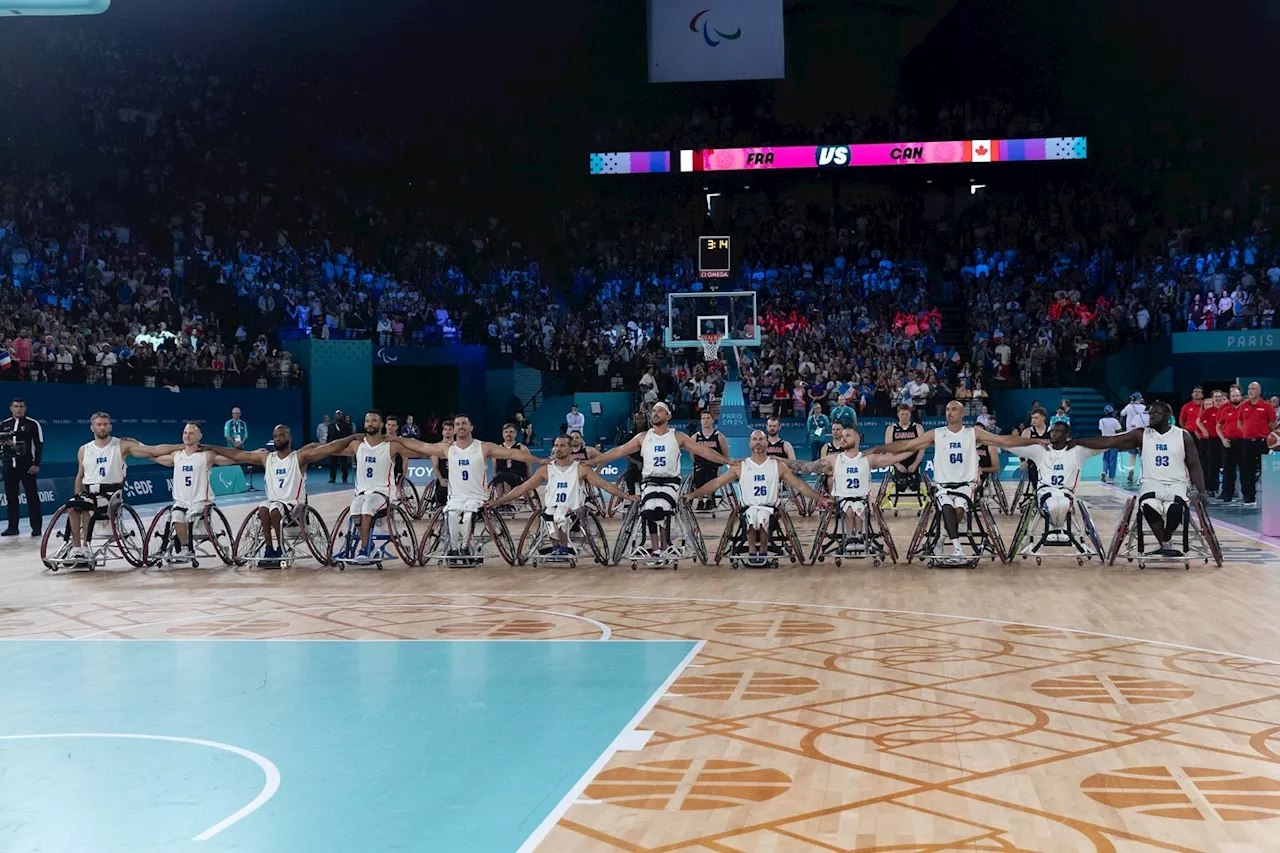 – Canada aux Jeux Paralympiques qu’aux JO : le formidable succès populaire du basket-fauteuil à Bercy !