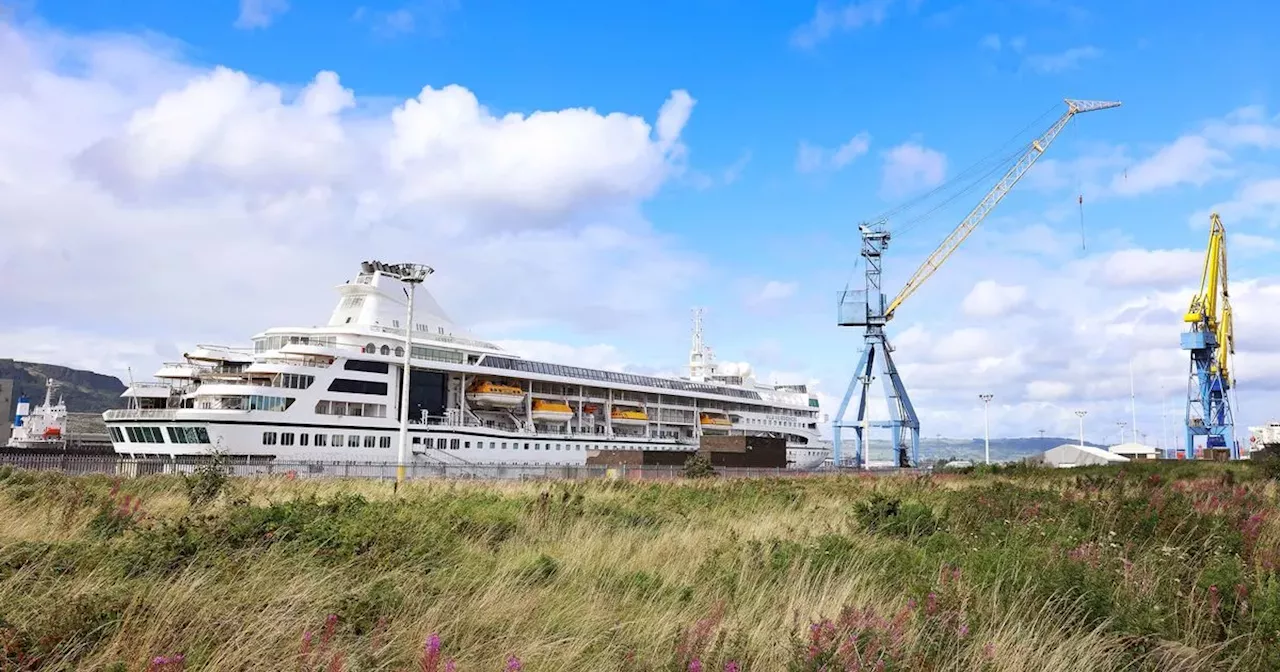 See inside the impressive cruise ship currently stranded in Belfast