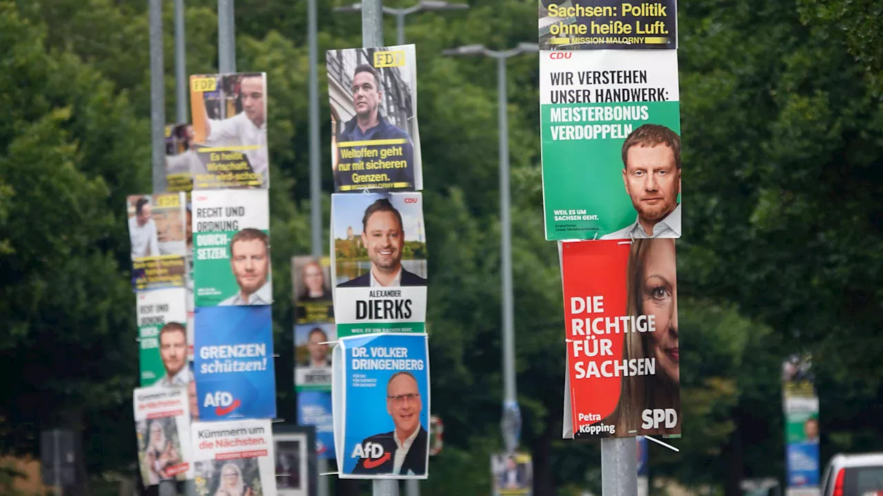 Umfrage vor den Wahlen: CDU in Sachsen vorn, AfD in Thüringen