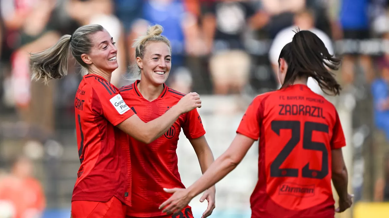 Frauen-Bundesliga: Turbine Potsdam - FC Bayern FCB holt mühsamen Pflichtsieg zum Auftakt München: