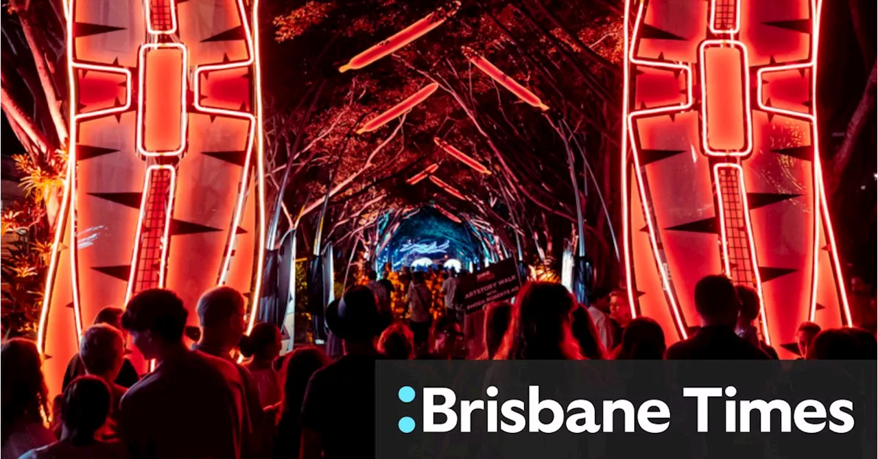 Swords, shields, spheres: The First Nations art in Brisbane’s Lightscape