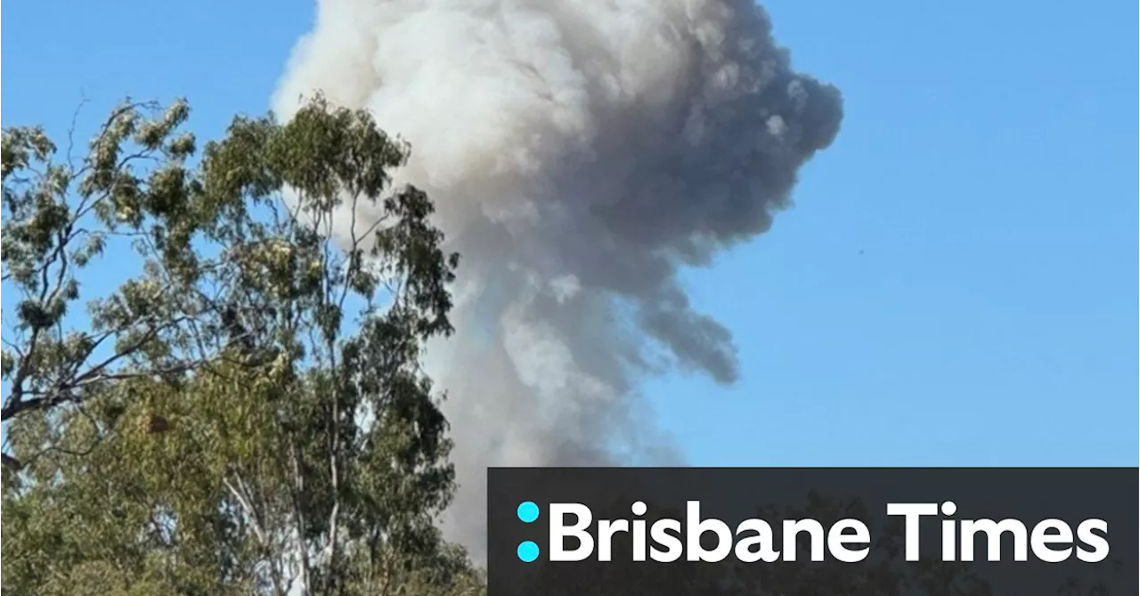 Trailer of chemicals explodes after crash, Bruce Highway believed damaged