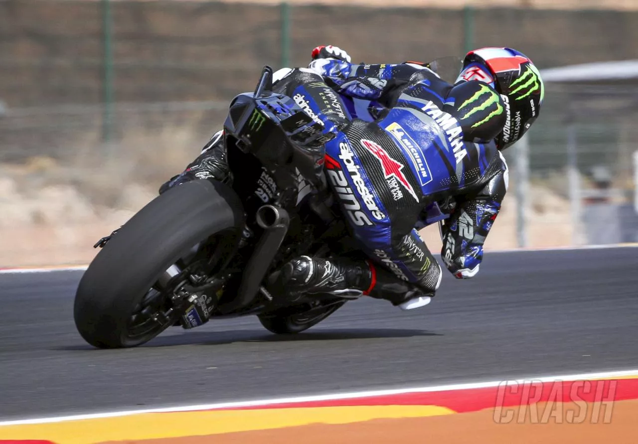 ‘Unrewarding’ day for Yamaha as Alex Rins, Fabio Quartararo struggle at Aragon