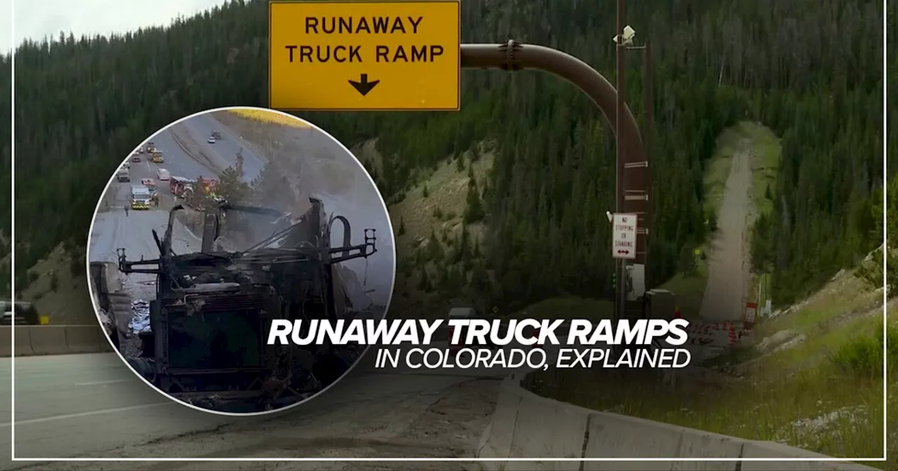 This runaway truck ramp on I-70 in Colorado is the most heavily used in the US. Here's how they work.