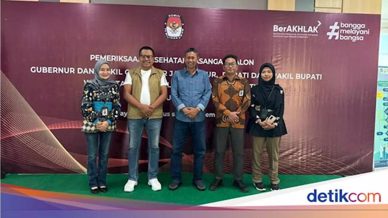 Dua Paslon Pilkada Lamongan Jalani Tes Kesehatan di RSU Soetomo Surabaya