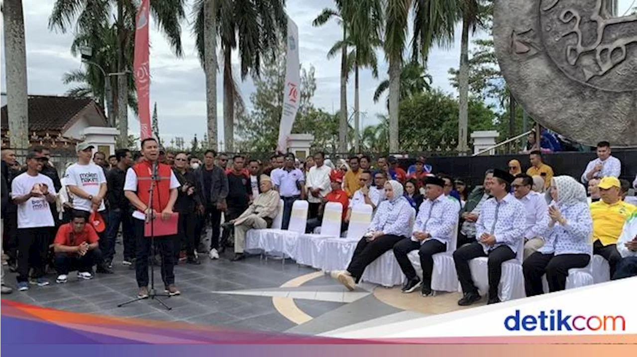 Molen-Hakim Daftar ke KPU Pangkalpinang, Lawan Kotak Kosong