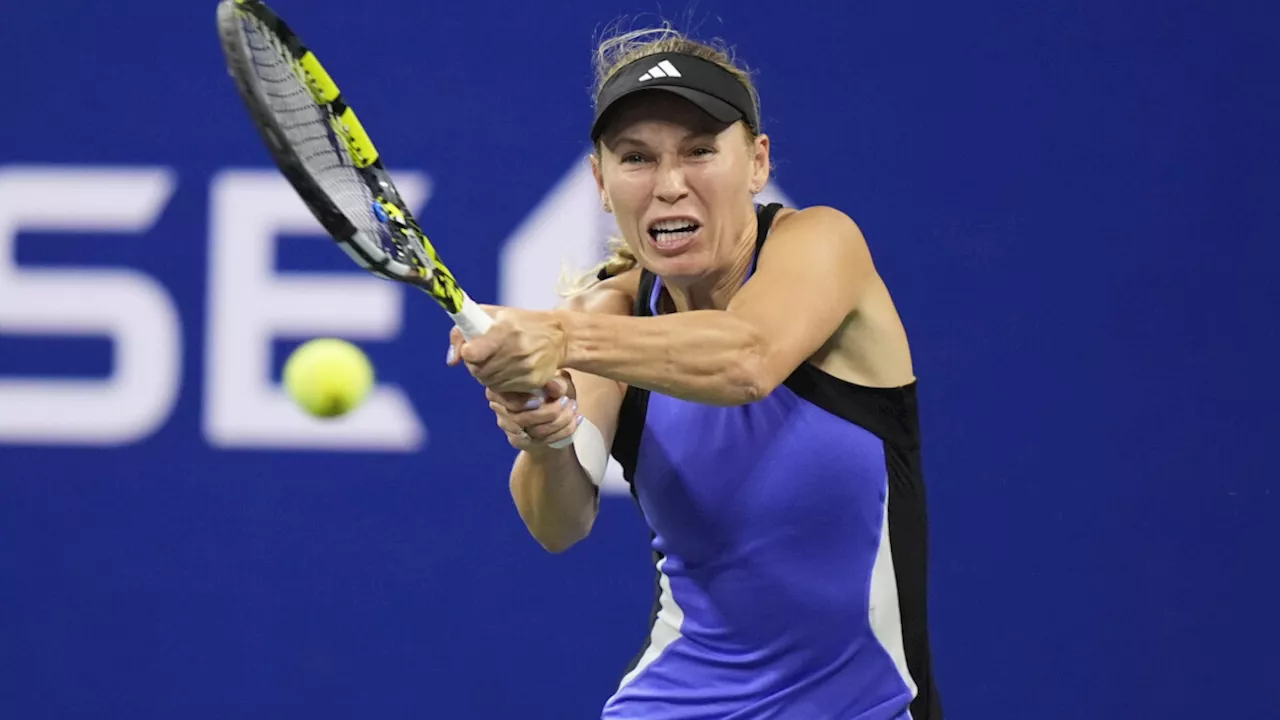 Wozniacki slår mexicaner i US Open trods rygskade