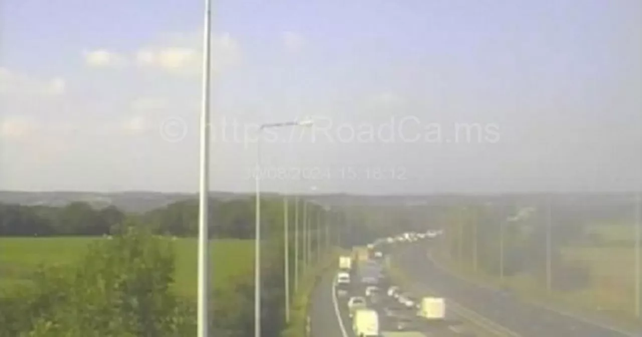 Live updates as M6 shut in both directions and air ambulance lands