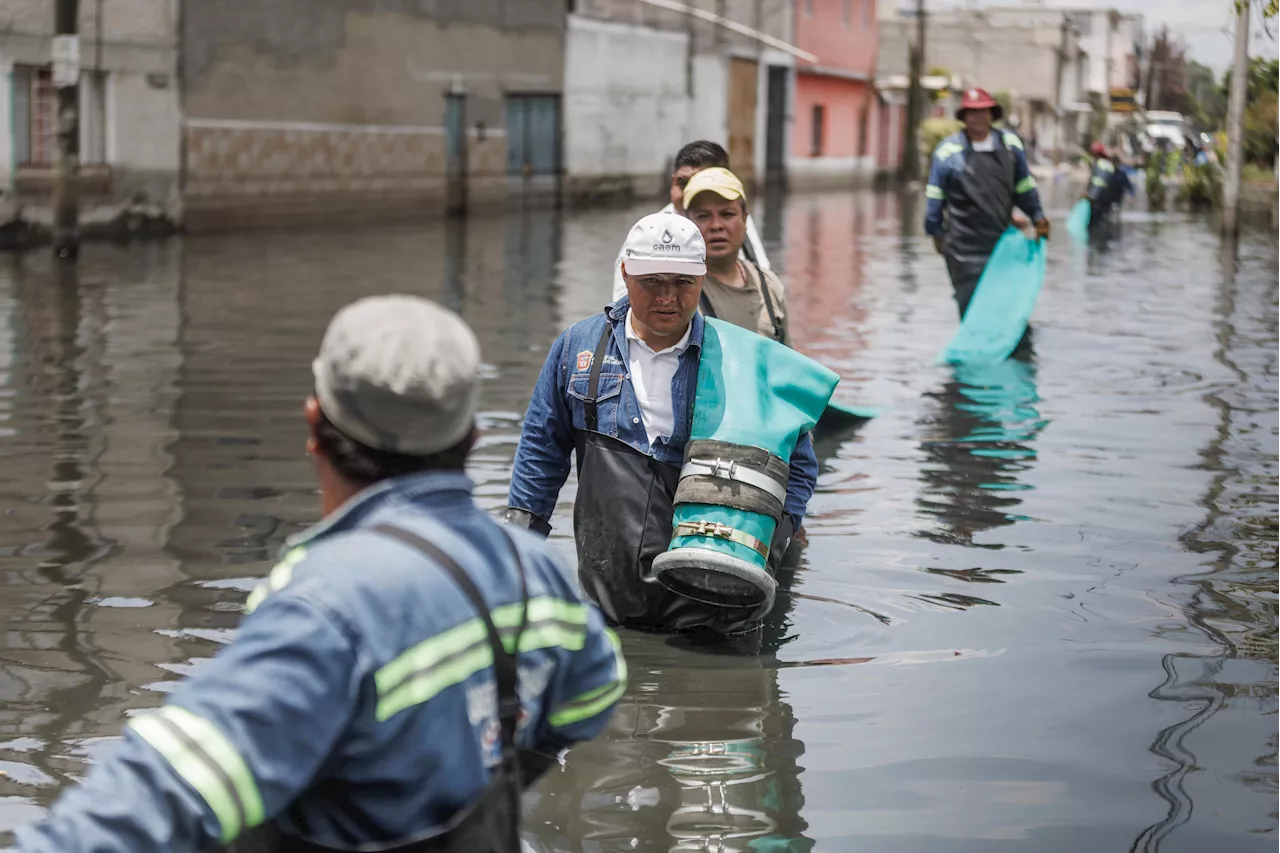 Inundaciones en Chalco: trabajos de desazolve logran reducir 11 centímetros el nivel del agua