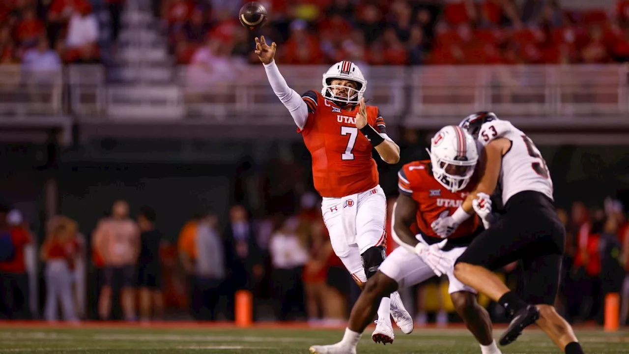 Cam Rising dazzles in 5-TD return, leads Utah to 49-0 victory