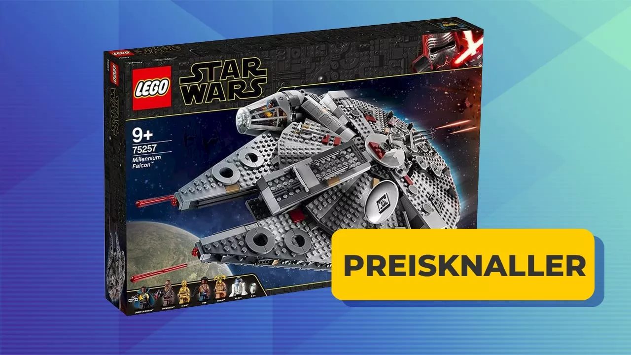 'Star Wars'-Fans aufgepasst: Den Millennium Falcon von LEGO gibt es jetzt 30 Prozent günstiger