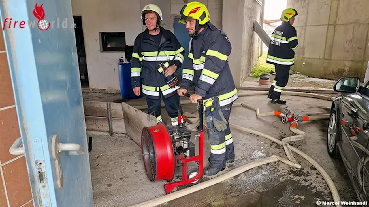 Stmk: Notversorgung von 300 Schweinen – Fünf Feuerwehren im Einsatz