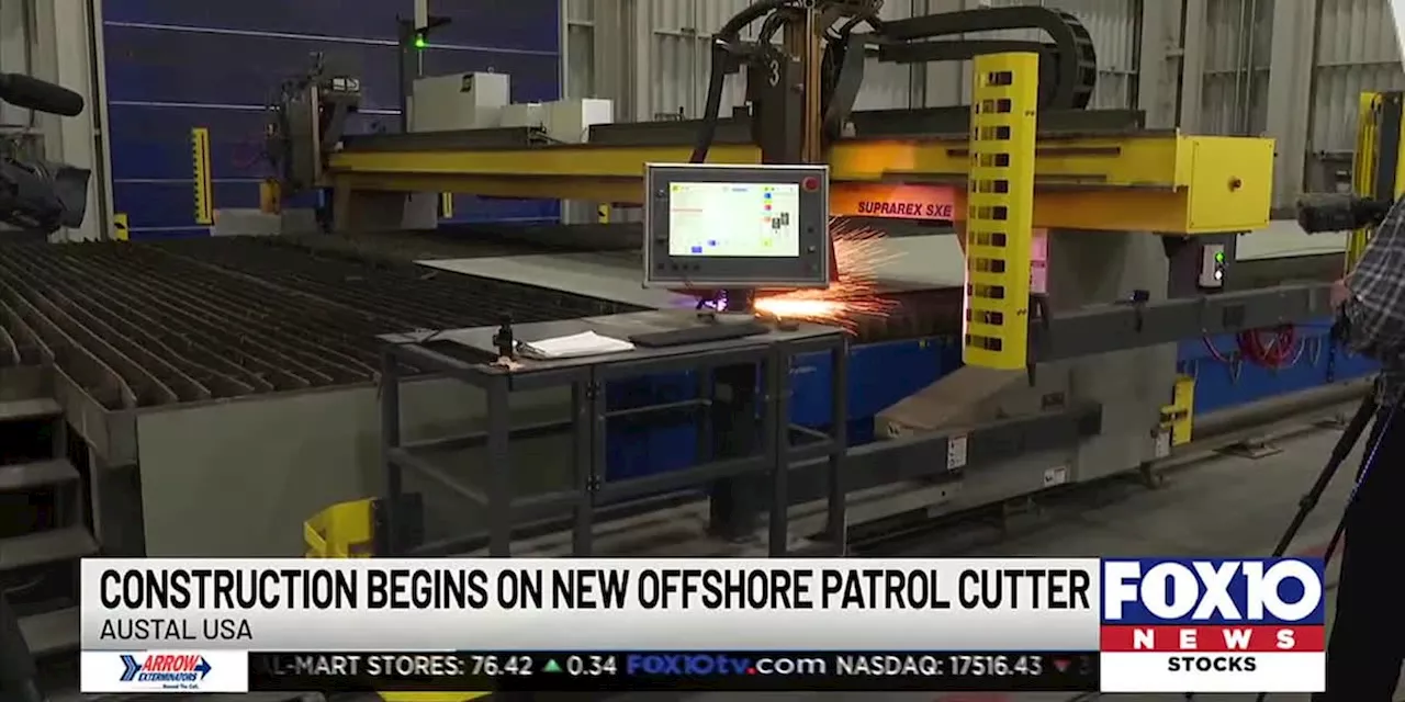 Construction begins on new Coast Guard offshore patrol cutter