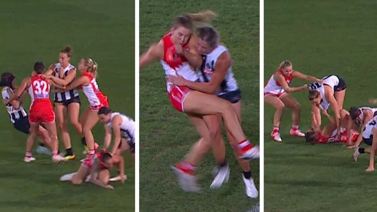 ‘From one fight to another!’ Pie’s nervous wait after massive hit rocks AFLW opener