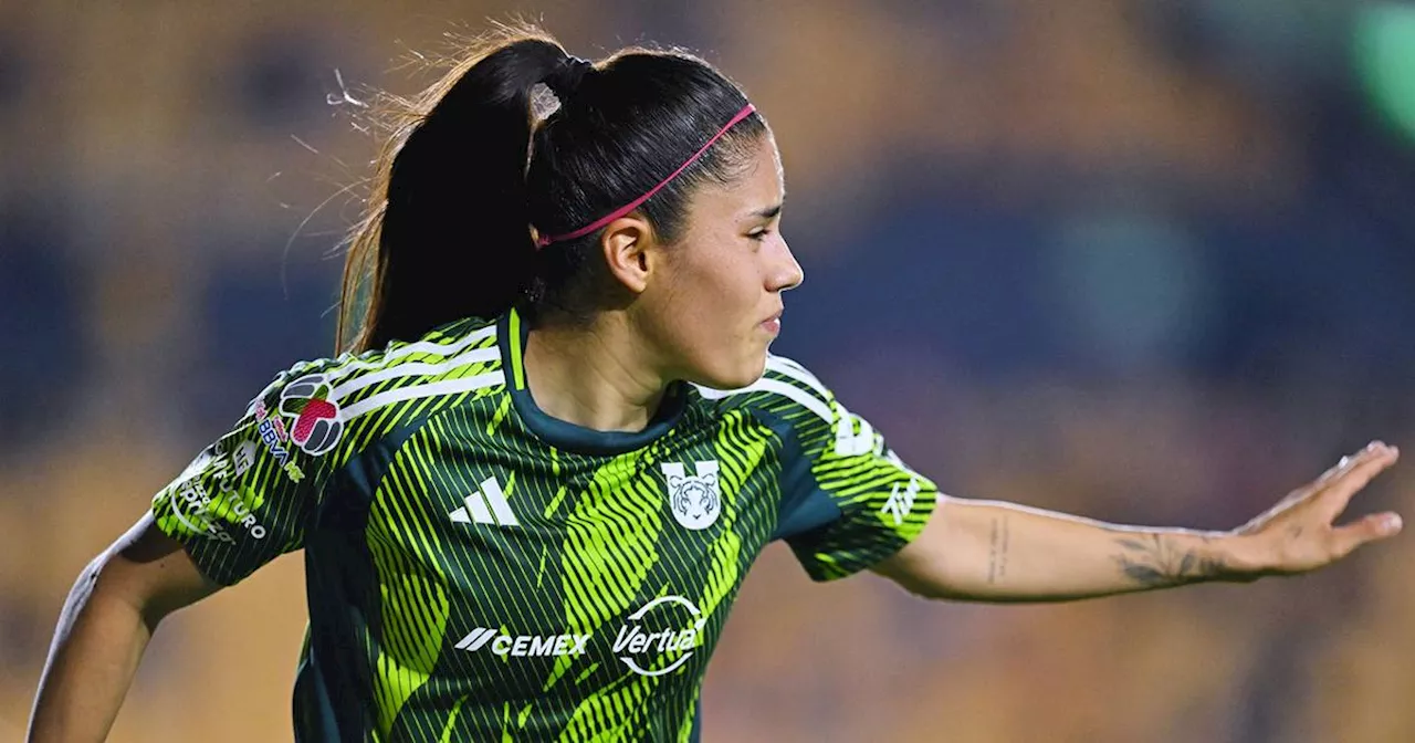 Jacqueline Ovalle hace CINCO GOLES y Tigres aplasta 6-0 a Necaxa en duelo pendiente de la Liga MX Femenil (VIDEO)