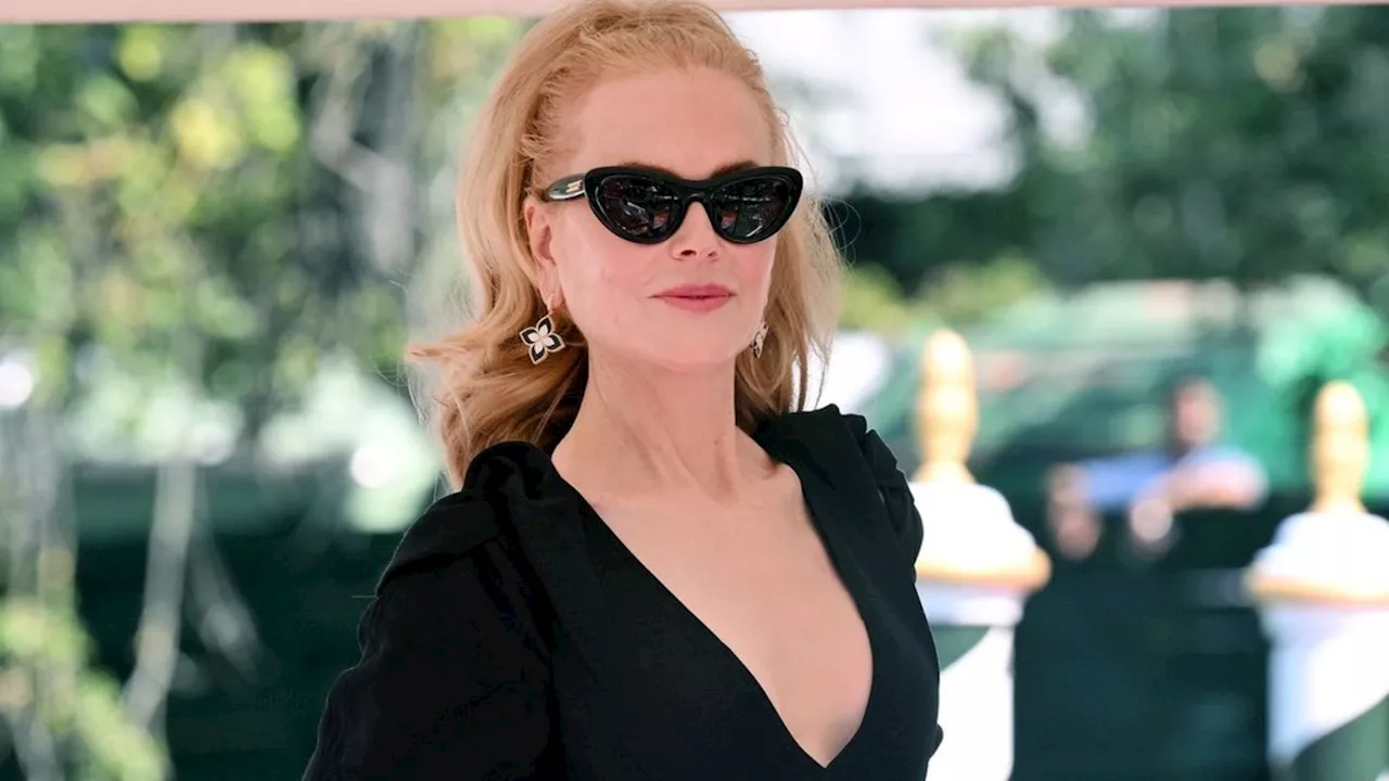 Nicole Kidman in Venedig: Glamouröser Auftritt ganz in Schwarz