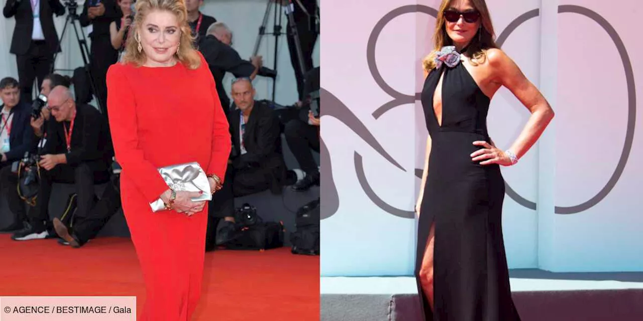 – Mostra de Venise : de Catherine Deneuve à Carla Bruni, ces stars françaises ont illuminé le tapis...